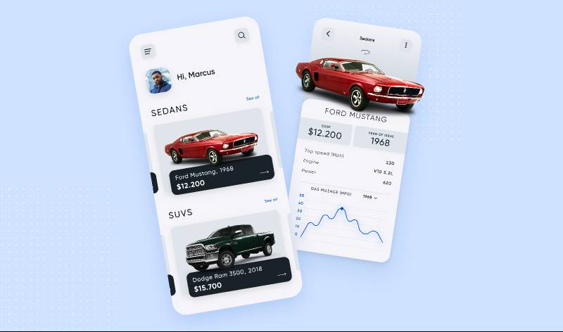 Car Rental Mobile App Figma Template