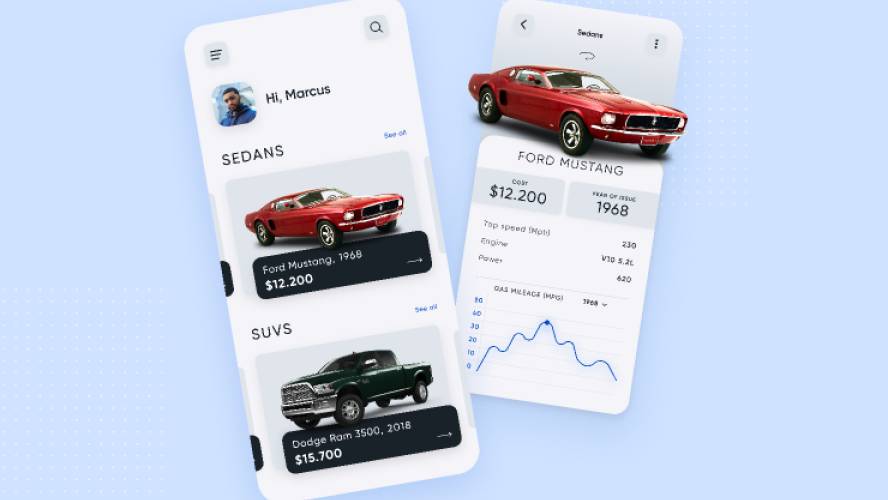 Car Rental Mobile App Figma Template