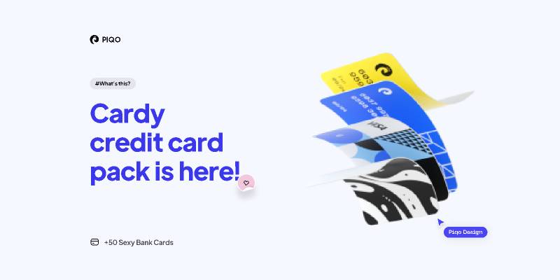 Cardy V1.0 +50 free Bank cards figma template