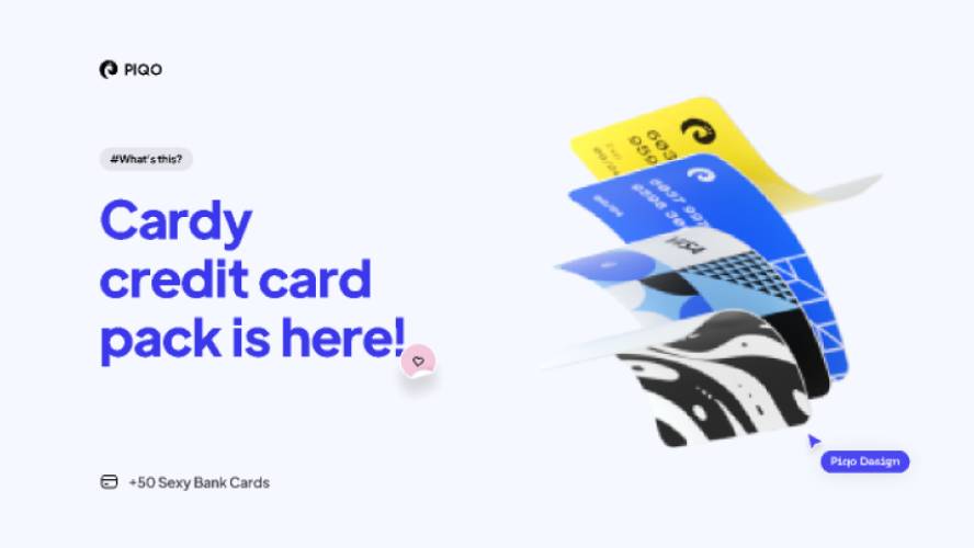 Cardy V1.0 +50 free Bank cards figma template