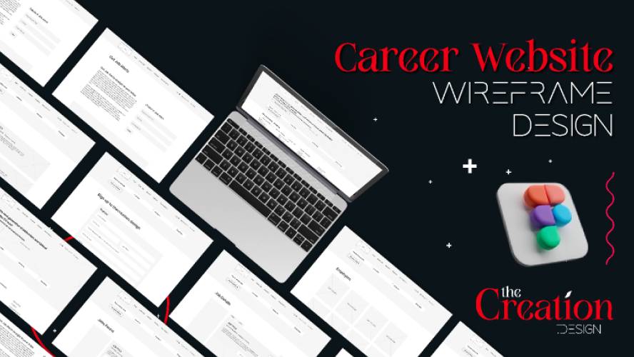 Career Website Wireframe Design Figma Ui Kit