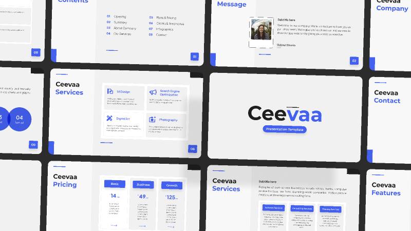 Ceevaa - Presentation Figma Template