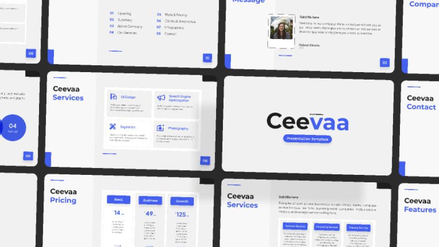 Ceevaa - Presentation Figma Template
