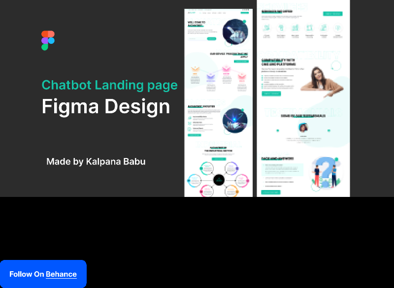 Chatbot Landing page Figma Template