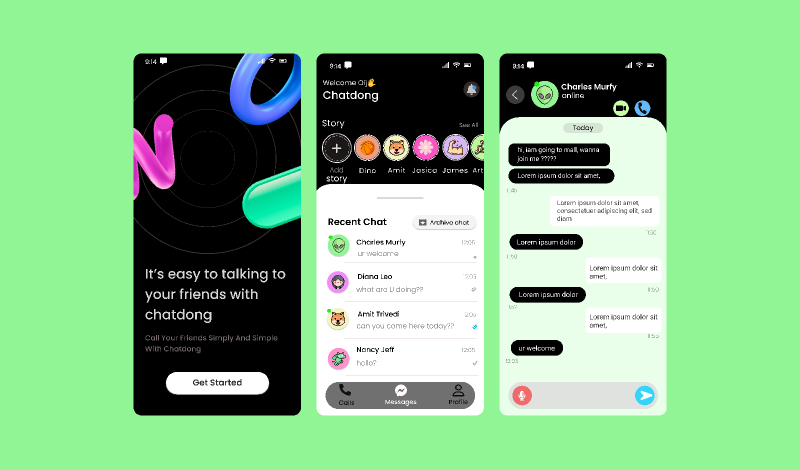 Chatdong Chat App Figma UI Kit