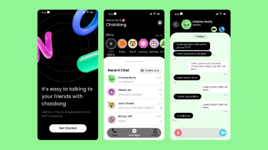 Chatdong Chat App Figma UI Kit