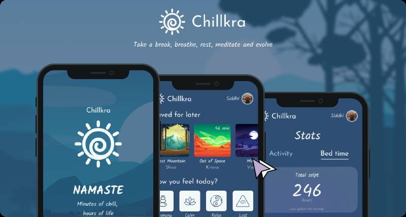 Chillkra: Meditation app figma