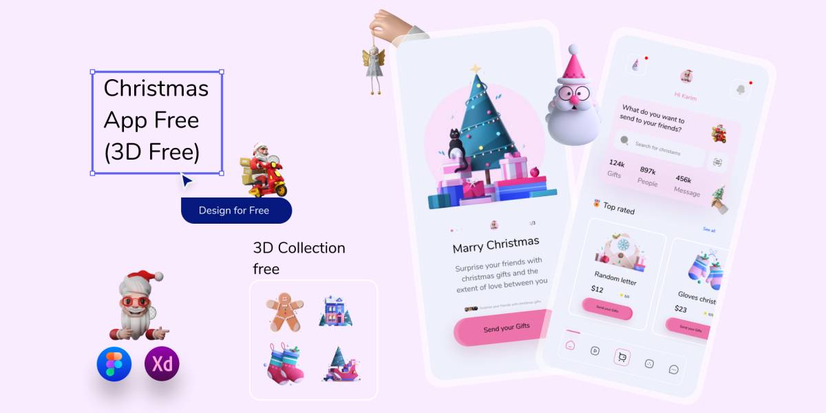 Christmas App Free (3D Free)