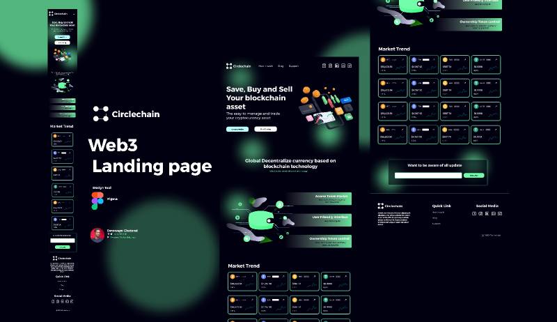 Circlechain - Web3 Landing Page Figma Template