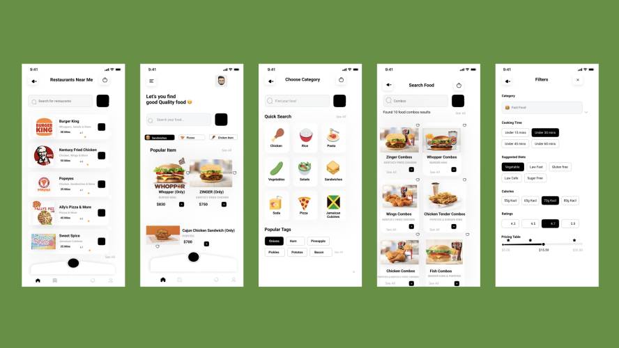 Click2Eat Figma Food App Template