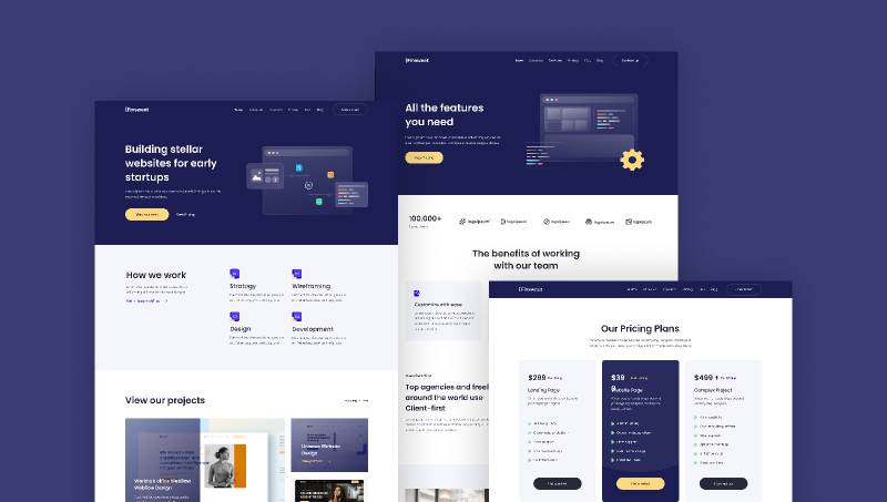 Client-First Figma Website Template