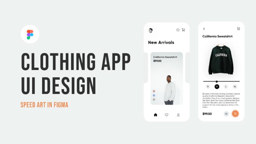 Clothing Store App Figma Mobile Template