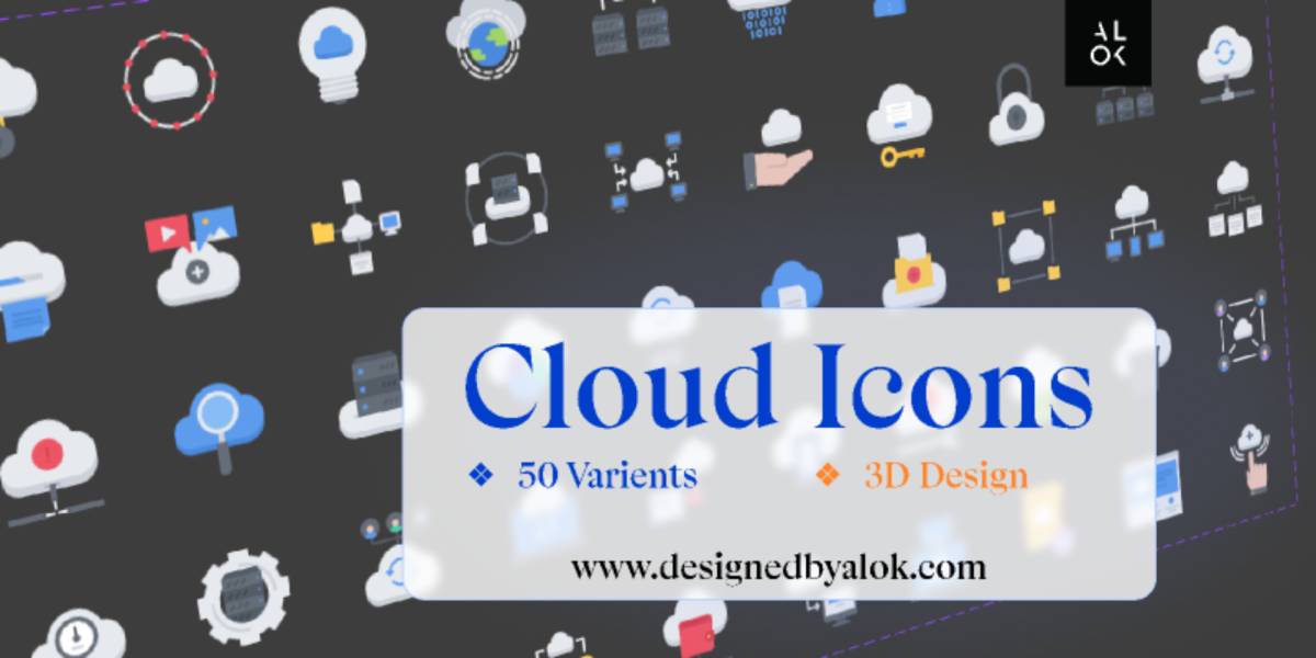Cloud Icons Figma Resource