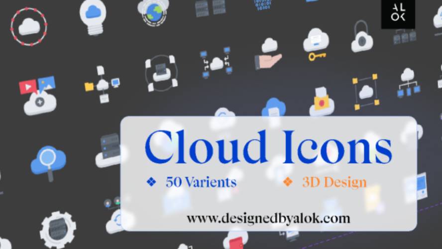 Cloud Icons Figma Resource