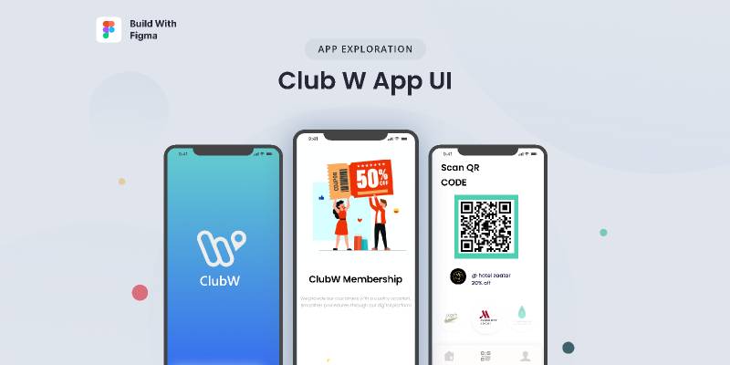 Clup App - Free Figma Mobile Template