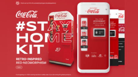 Coca Cola Delivery Neomorphism Prototype Figma