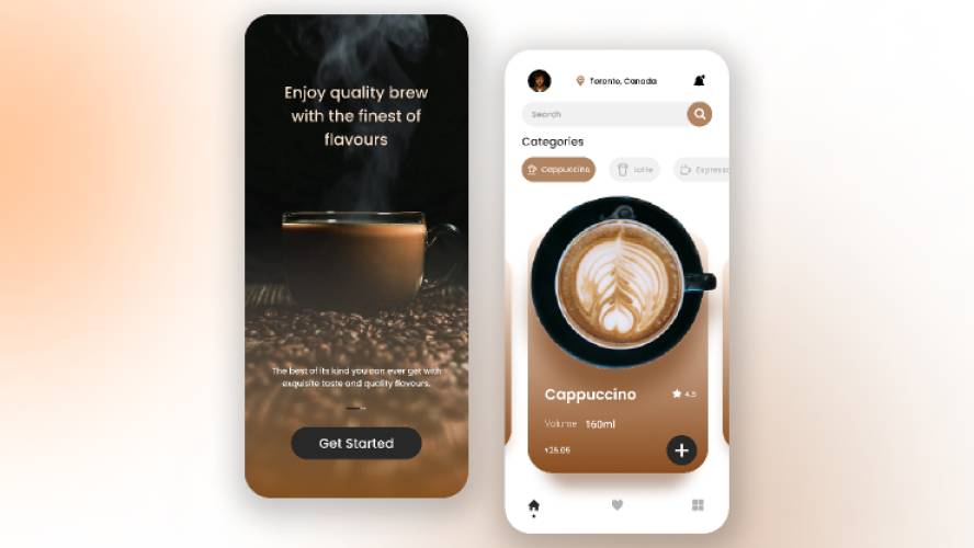 Coffee Ordering App Concept Figma Template