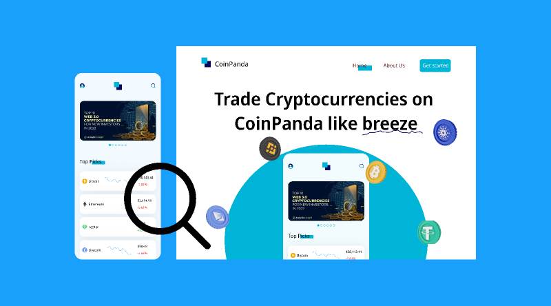 Coinpanda Website Mobile Figma Template