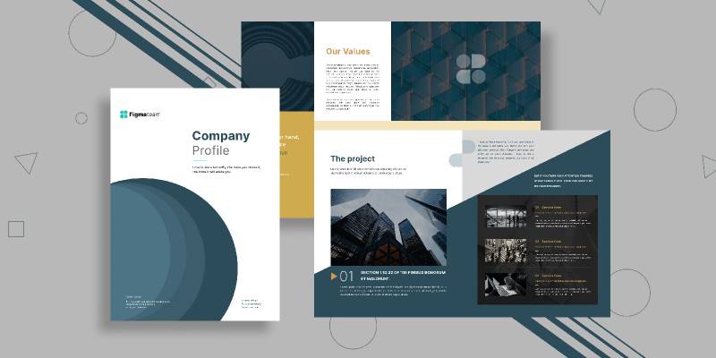 Company profile figma template