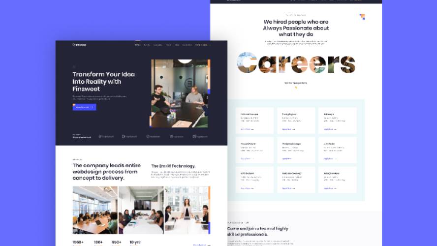 Company Website Figma Template