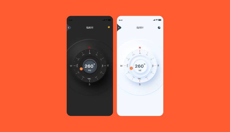 Compass UI Figma Mobile Template