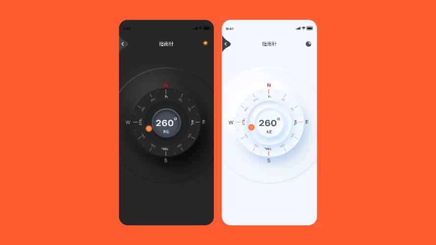 Compass UI Figma Mobile Template