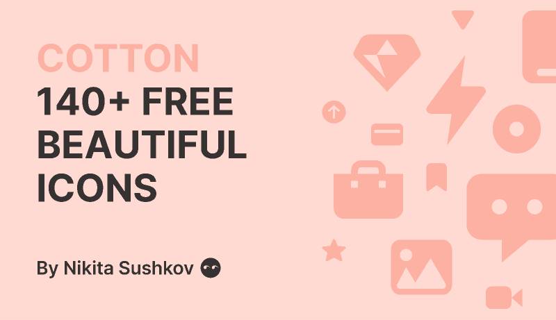 Cotton Icons Figma Free Download