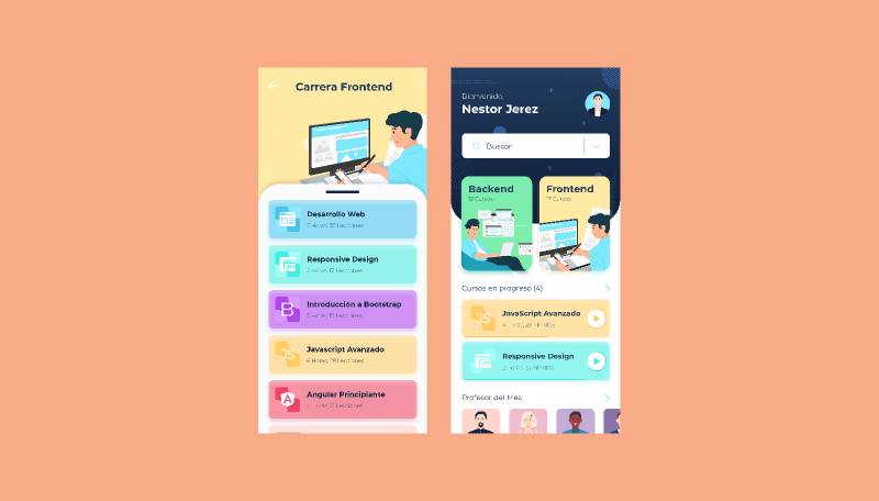 Course Learning App Figma Template