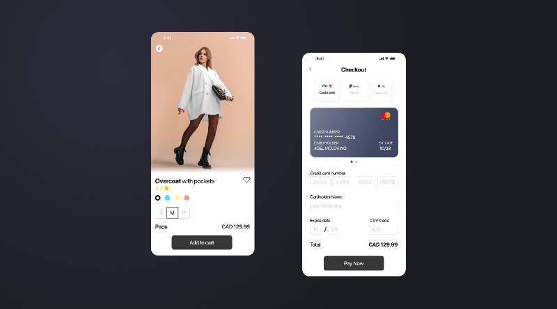 Credit Card Checkout Figma Mobile Template