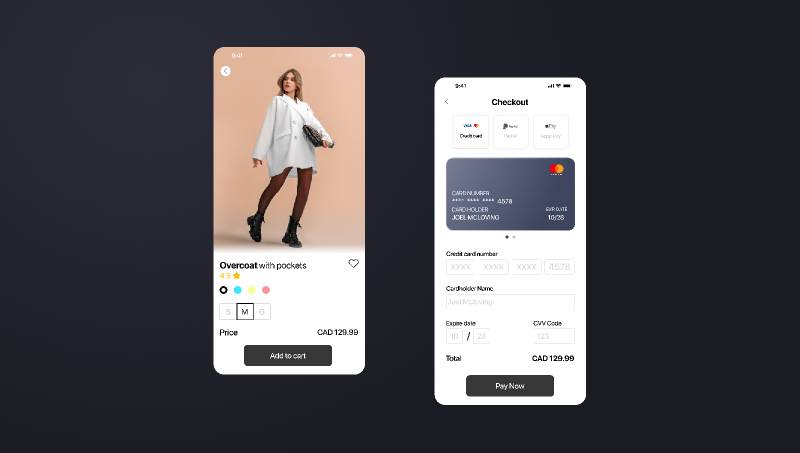 Credit Card Checkout Figma Mobile Template