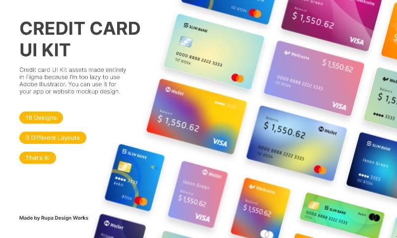Credit Card Figma UI Kit