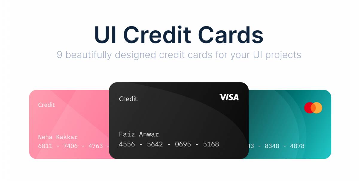 Credit Cards UI Figma