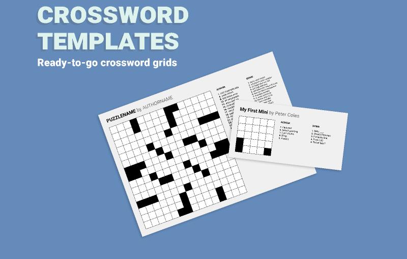 Crossword Templates figma template