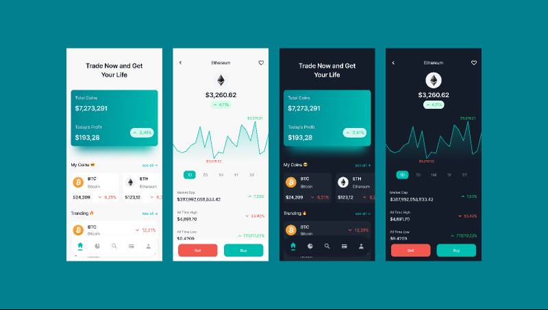 Crypto App Figma Mobile Template