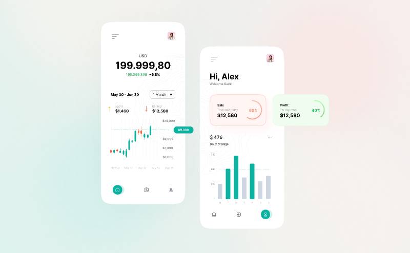 Crypto Mobile App Concept Figma Mobile Template