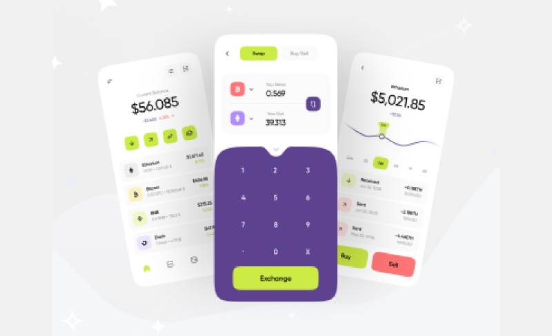 Crypto Wallet App Design Figma Mobile Template