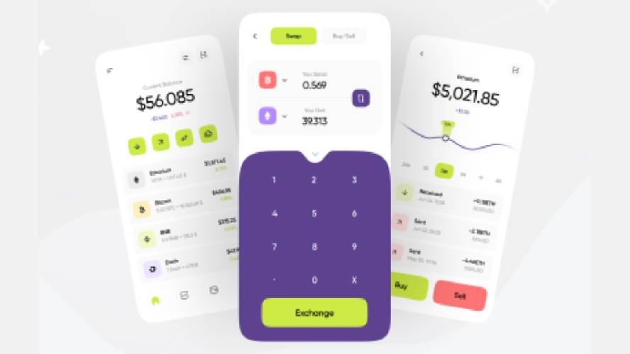 Crypto Wallet App Design Figma Mobile Template