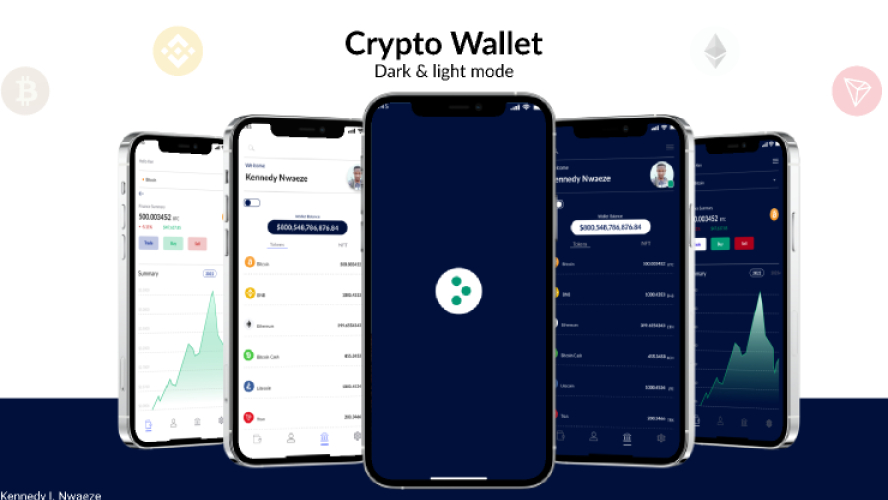 Crypto Wallet Figma Mobile Free Download