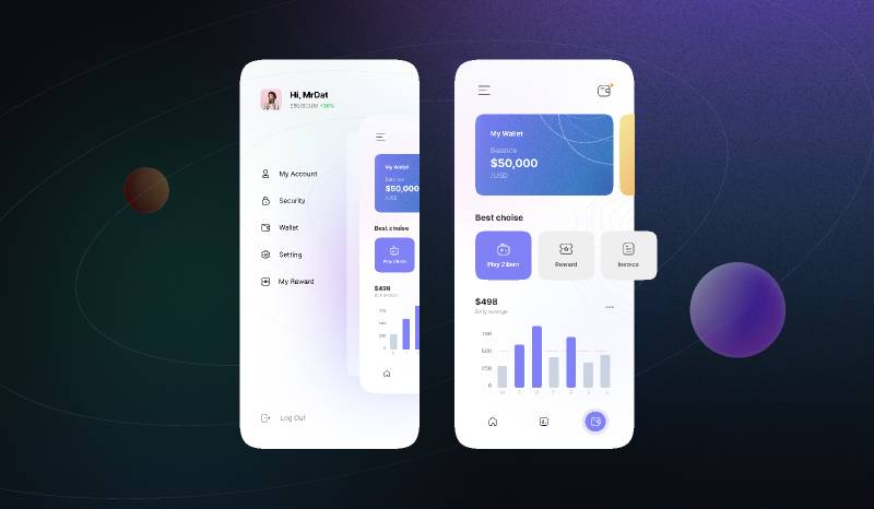 Crypto Wallet Mobile App Light Mode Figma Ui Kit