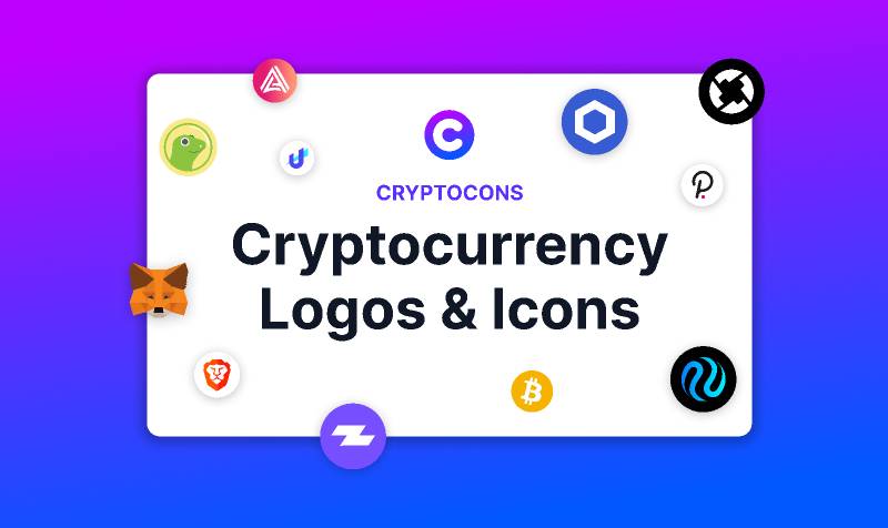Cryptocurrency Logos and Icons Figma Template