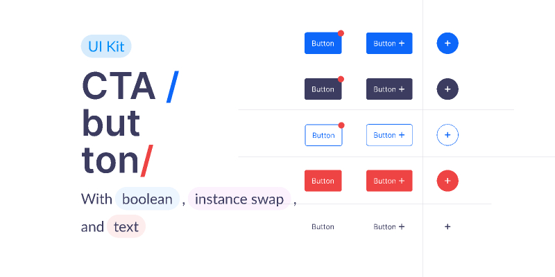 CTA Buttons Figma Free Ui Kit