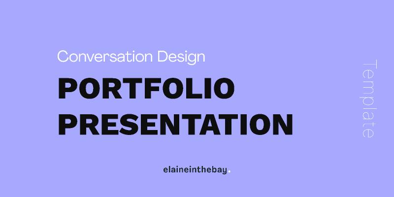 CxD Portfolio Figma Presentation Template