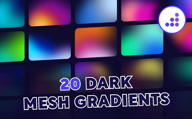 Dark Mesh Holographic Gradients BRIX Templates