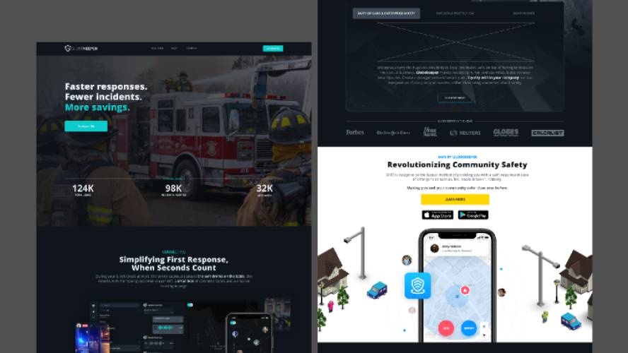 Darshan Fireman Figma Landing Page