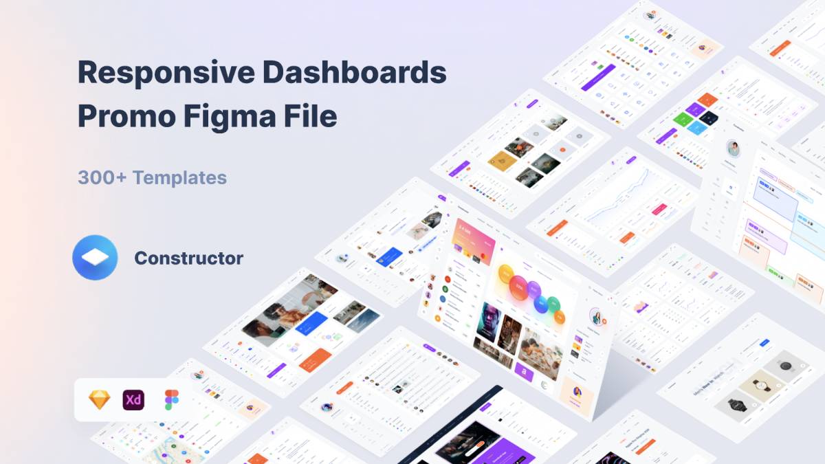 Dashboard Constructor Promotion Figma Template