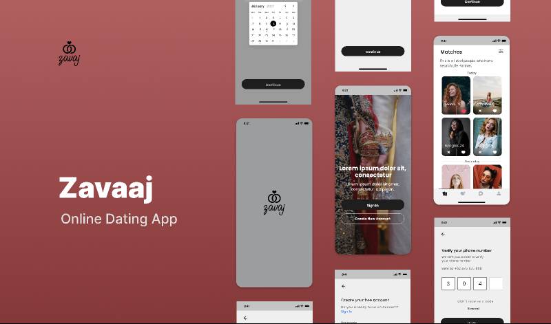 Dating App - Free Figma Mobile Template