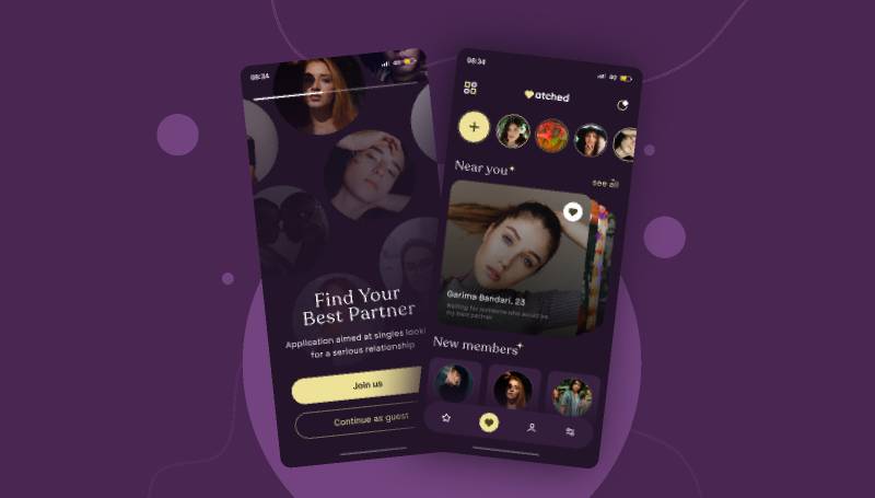 Dating Mobile App Figma Template