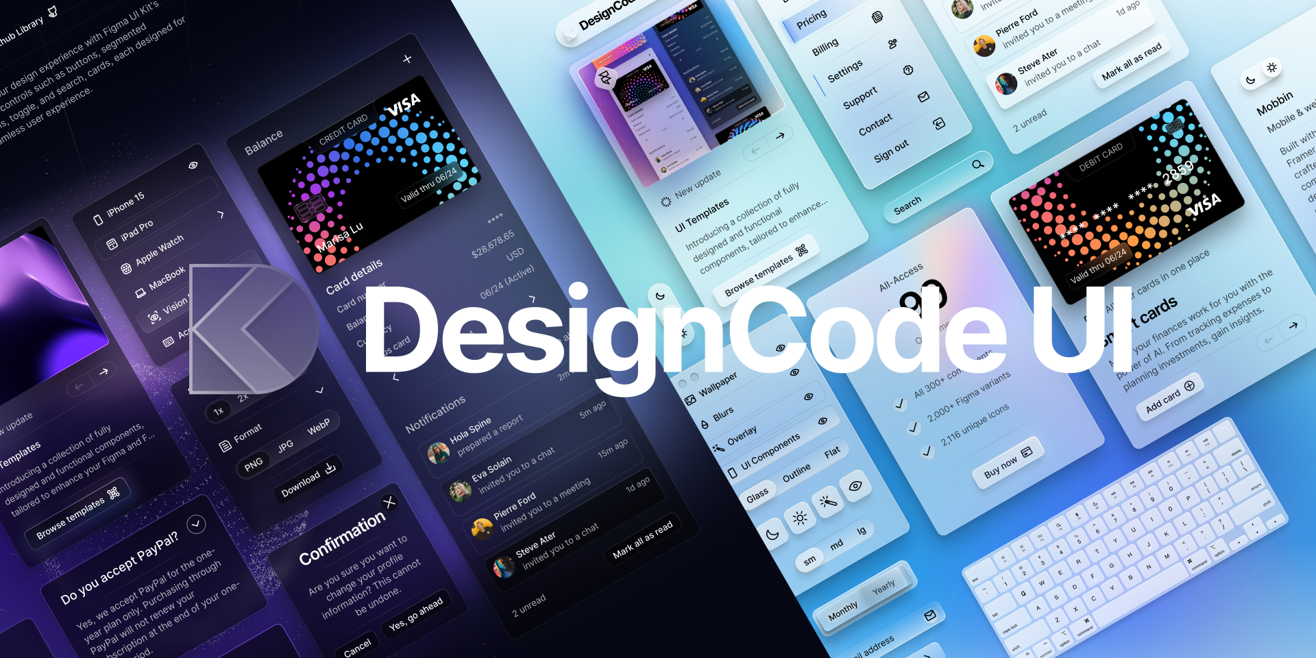 DesignCode UI - Figma Design UI Kit & Design System