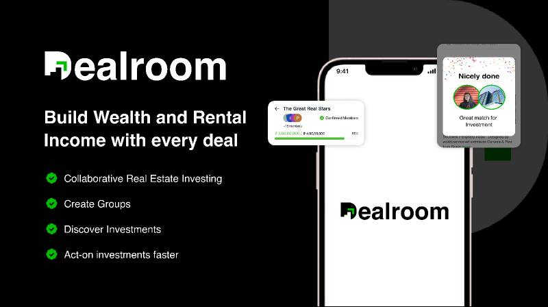 Deal room app figma mobile template