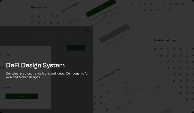 DeFi Design System Figma Template